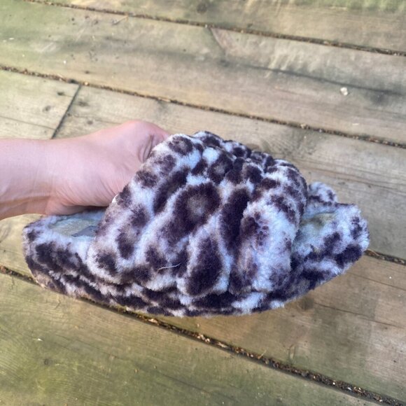 UGG Fluff Yeah Slide Panther Print Slippers - Picture 6 of 8